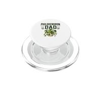 Plant Lover Houseplant Collector Philodendron Dad PopSockets PopGrip for MagSafe