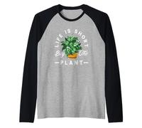 Plant Lover Monstera Succulent Gardening Raglan Baseball Tee