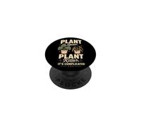 Plant Lover Plant Killer It's Complicated Funny Houseplant PopSockets Adhesive PopGrip