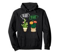 Plant Lover Plants Succulent Flower Love Me More Pullover Hoodie
