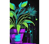 Plant Lover's Notebook: Neon Journal