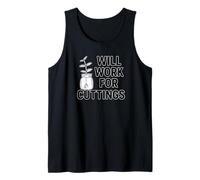 Plant Lovers Will Work for Cuttings Design Plant Propagation Tank Top