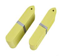 Plant Marker Labels 200 Pieces Flexible PVC for Indoor and Outdoor Garden Use Matte Finish Both Sides Permanent Marker Friendly (yellow)