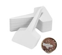 Plant Marker Labels, Two Hundred Pieces T-Shaped Stakes for Seedlings by - Labels for Potted Plants | In Garden, Backyard, Patio, Greenhouse, Balcony, Inner Yard, Lawn