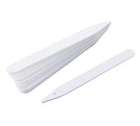 Plant Markers,4.7inch Thick Plastic Plant Labels,White-100pcs