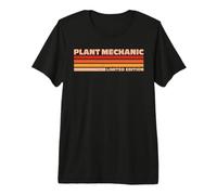 Plant Mechanic Retro Sunrise Premium T-Shirt