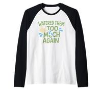Plant Mom Chaos Funny Houseplant Lover Chaotic Plant Raglan Baseball Tee
