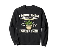 Plant Mom Chaos Funny Houseplant Lover Chaotic Plant Sweatshirt