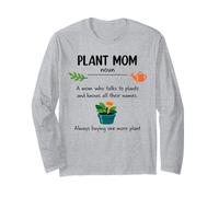 Plant Mom Definition Gifts Mothers Day Women Long Sleeve T-Shirt
