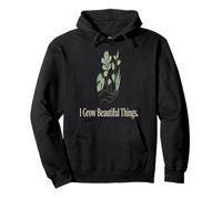 Plant Mom I Grow Beautiful Things Pullover Hoodie