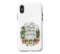 Plant Mom Society Botanical Houseplant Lover Design Case for iPhone X/XS