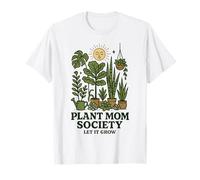 Plant Mom Society - Let It Grow | Nature Lover's Essential T-Shirt
