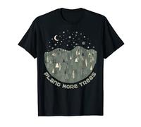 Plant More Trees Snow Winter Forest Climate Change Activist T-Shirt