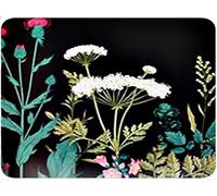 Plant Mouse Mat 15 x 30 cm, Gaming Mouse Pad, Improves Speed and Accuracy, Mini Mousepad Flowers (4), Anti-Slip Rubber Waterproof Desk Mat with Smooth Surface, For Travel Office Home Laptop qw-527