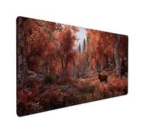 Plant Mouse Mat, Animal Gaming Mouse Pad 64x32in, Desk Mat Large, Office Desk Accessories, Mousepad Large with Stitched Edges, Improved Precision and Speed, for PC Gaming, Laptop, Office, P-7129