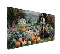 Plant Mouse Mat, Man Gaming Mouse Pad 40x20in, Desk Mat Large, Office Desk Accessories, Mousepad Large with Stitched Edges, Improved Precision and Speed, for PC Gaming, Laptop, Office, Gifts, 5-5028