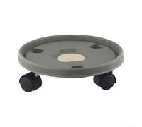 Plant Mover 260mm with Three Wheels and Rounded Edge Design for Safe Movement of Heavy Potted Trees and Vases (Gray)