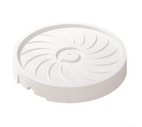 Plant Moving Solution with Reinforced PP Base and Detachable Drain Pan Compatible with Standard Sized Pots and Planters (white)