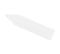 Plant Name Tag Garden Marker 100pcs Plastic Flower Seed Stake Label for Gardening (White)