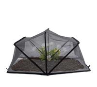 Plant Netting Cover - 31.5inch Mesh Garden Protection Cage Frame, Portable Seedling Guard Enclosure, Airflow Light Passing Shield With Wire Support System | Balcony Orchard Use For Grower Crop Winter