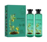 Plant Oil Natural Gloss Repair Cream, Mild Acidic Formula, 2pcs, Botanical E-ssential Oil, Plant-Based Hair Color, Safe & Easy To Use, For White Grey Coverage Elders Adults Youngers