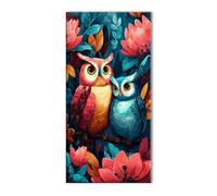 Plant Owl Diamond Art Kits Adults, 5D Diamond Painting for Beginner, Gem Art Cross Stitch Kits for Adults, DIY Full Drill Crystal Embroidery Kit for Crafts,Home Decoration Paintings 8x16in J26-6170