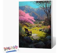 Plant Paint by Numbers for Adults with Frame, View Paint by Numbers Kits for Beginners, Easy Painting Kits for Adults with Brushes and Acrylic, Room Decor, Decorative Home Accessories, 40x54in A-8468