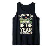 Plant Parent of The Year Funny Plant Quote Tank Top
