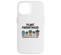 Plant Parenthood Growing One Leaf at a Time Funny Gardening Case for iPhone 14