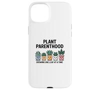 Plant Parenthood Growing One Leaf at a Time Funny Gardening Case for iPhone 15 Plus