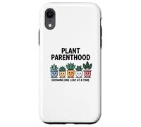 Plant Parenthood Growing One Leaf at a Time Funny Gardening Case for iPhone XR