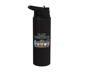 Plant Parenthood Growing One Leaf at a Time Funny Gardening Stainless Steel Insulated Water Bottle