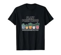 Plant Parenthood Growing One Leaf at a Time Funny Gardening Value Graphic T-Shirt, Men, Black, L