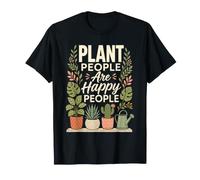 Plant People are Happy People Funny Houseplant Lover Gift T-Shirt