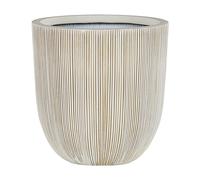 Plant Pot 31 x 31 x 33 cm Beige CHIOS