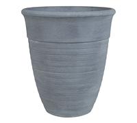 Beliani Outdoor Plant Pot 43 Cm Grey Katalima