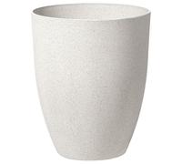 Beliani Plant Pot Croton 43cm Off-White, White