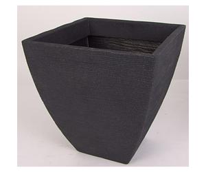 Plant Pot Anthracite Flower Pot Ribbed Pot Planter Flower Pot Cachepot