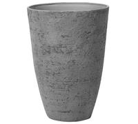 Beliani Industrial Plant Pot Camia 51 Cm Grey