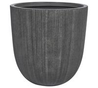 Beliani Plant Pot Chios 44 Cm Black