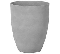 Plant Pot CROTON Stone 43 cm Light Grey