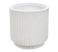 Plant Pot DARIA Ceramic 24 cm Off-White