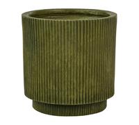 Plant Pot DARIA Ceramic 30 cm Olive Green