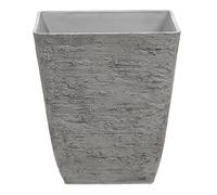 Beliani Plant Pot Delos 39cm Grey, Grey