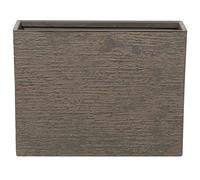 Beliani Plant Pot Edessa 60cm Dark Brown, Brown