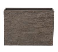 Beliani Plant Pot Edessa 70cm Dark Brown