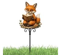 Plant Pot Figurines Farmhouse Animal Reading Stakes Figurines