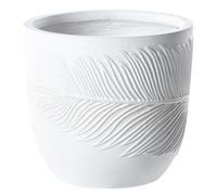 Beliani Plant Pot Ftero 35cm Off-White, White