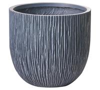 Beliani Plant Pot Hanyue 42 Cm Grey