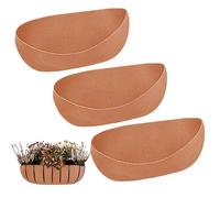 Plant Pot Inserts | 3-Piece Felt Inserts for Flower Box - Replacement Inner Liner for Trough Bed Garden Area Park Greenhouse